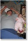 20070304Riley 004 * Lounging on the floor with Daddy. * 1472 x 2208 * (1019KB)